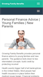 Mobile Screenshot of growingfamilybenefits.com